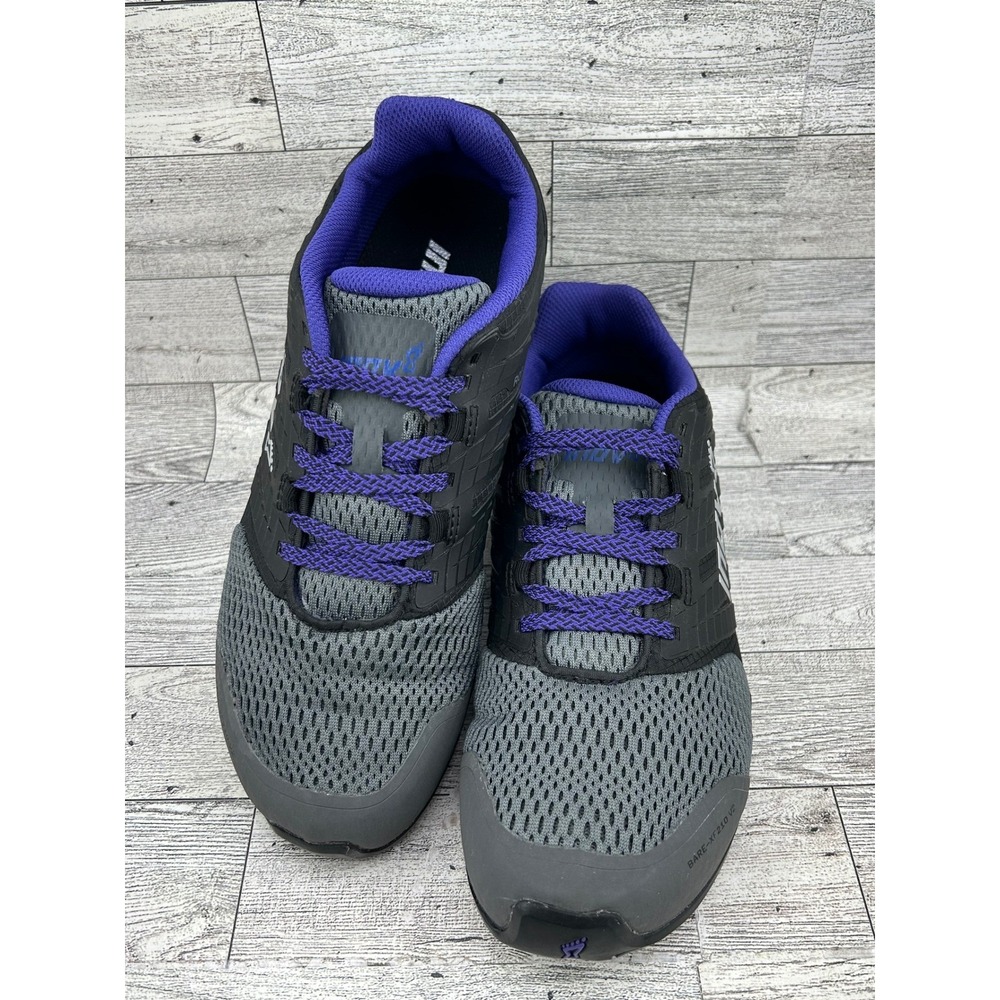 Inov-8 Bare-XF 210 V2 Barefoot Training Shoes Grey Black Purple Men 7.5 Women 9